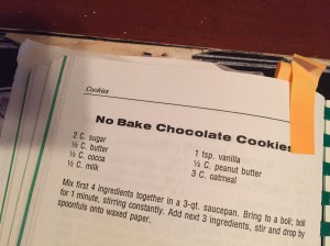 pumpkin custard and no bake cookies 010